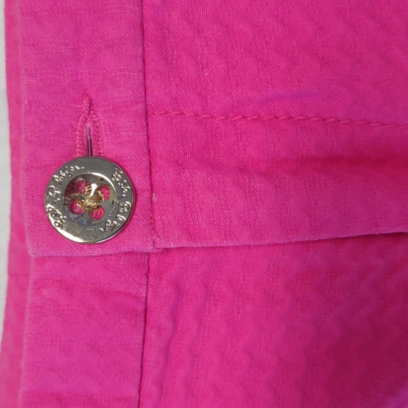Lilly Pulitzer Textured Pink Shorts Size 4 - Picture 2 of 14